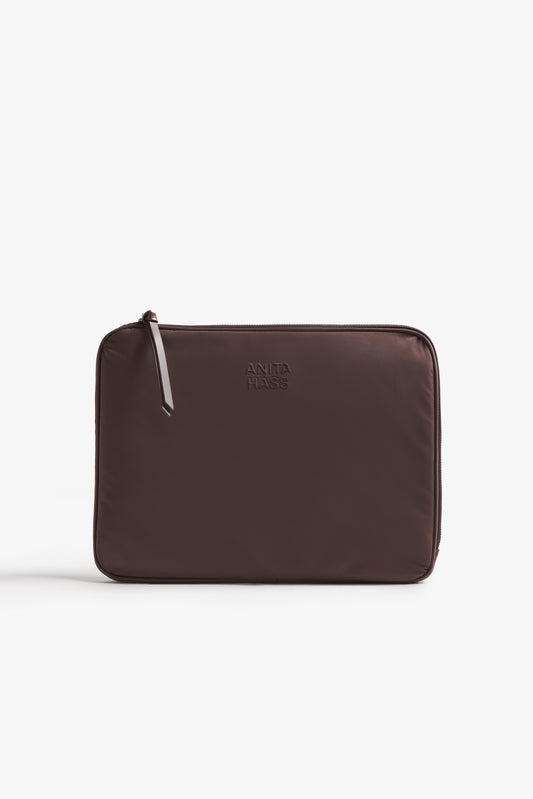 Laptoptasche Keeper in Braun Nylon - Anita Hass