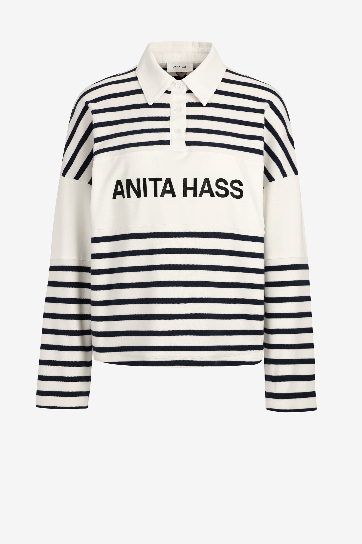 Polo Riviera in Schwarz/Ivory - Anita Hass