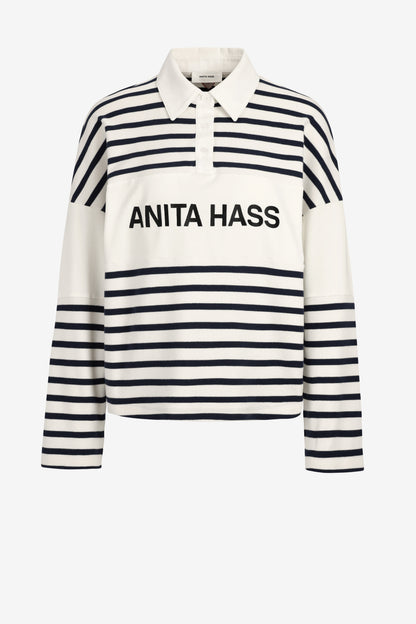 Polo Riviera in Schwarz/Ivory - Anita Hass