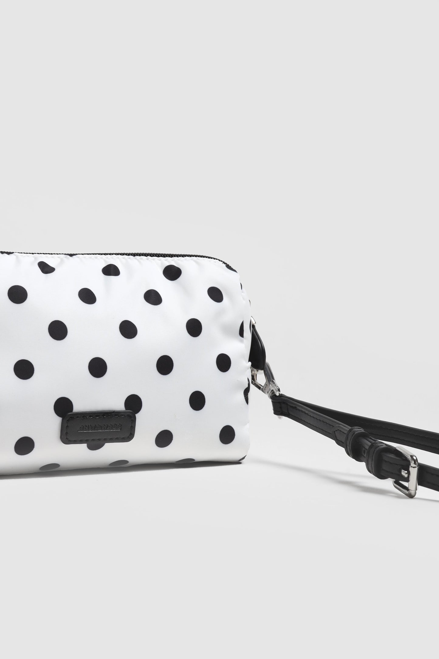 "Heart" Pouch in Polka-Dot Nylon by Anita Hass - Anita Hass