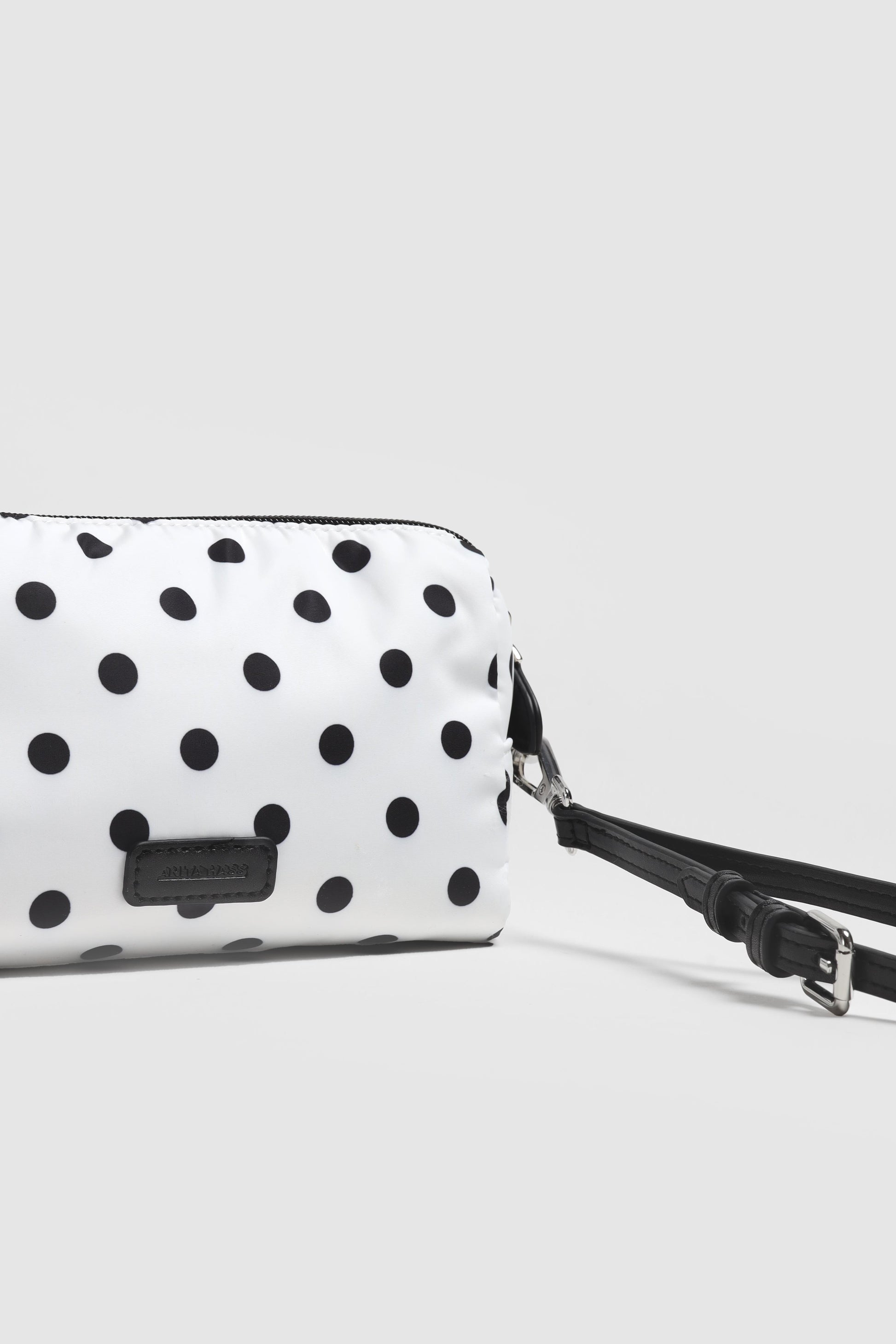 "Heart" Pouch in Polka-Dot Nylon by Anita Hass - Anita Hass