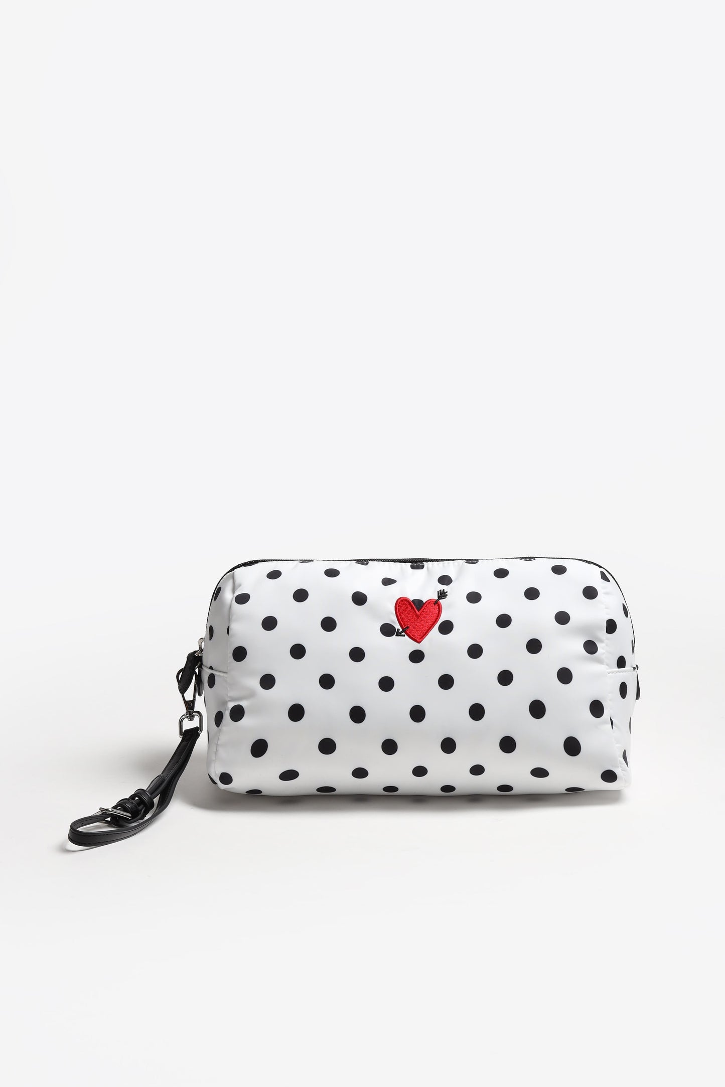 Pouch 'Heart' Large in Dot Nylon Anita Hass