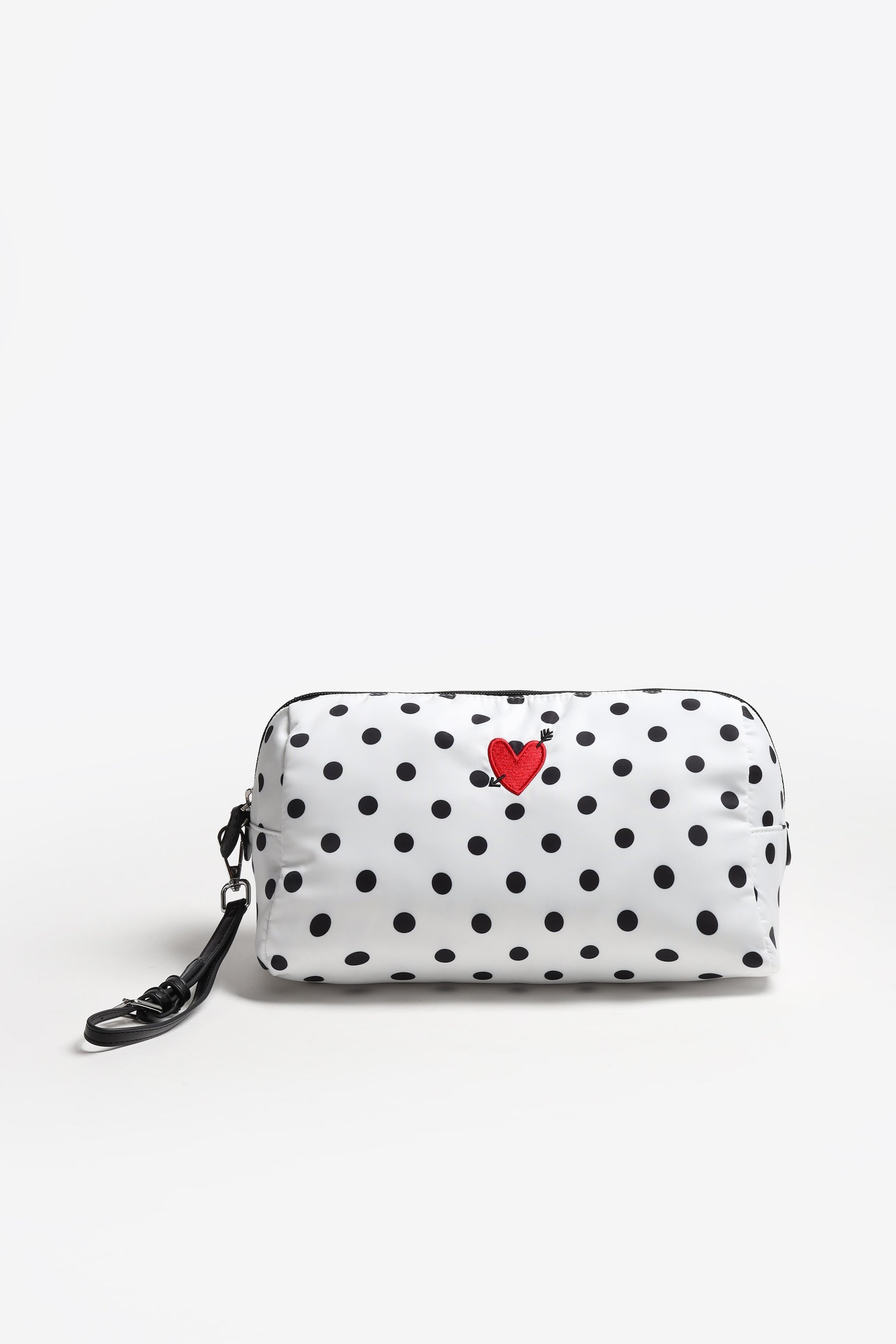 Pouch 'Heart' Large in Dot Nylon Anita Hass