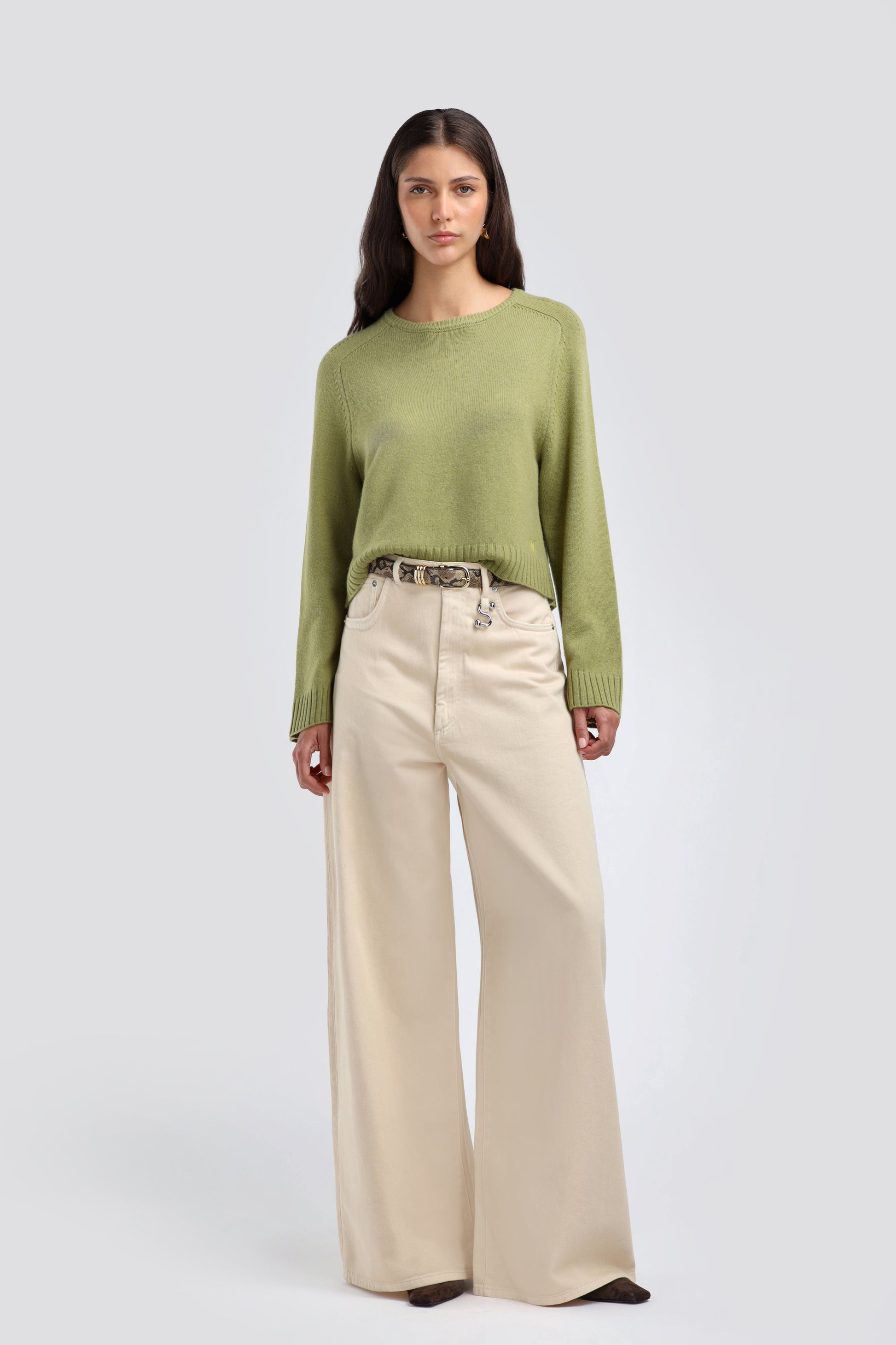 Ash Sweater in Avocado by Anita Hass - Anita Hass