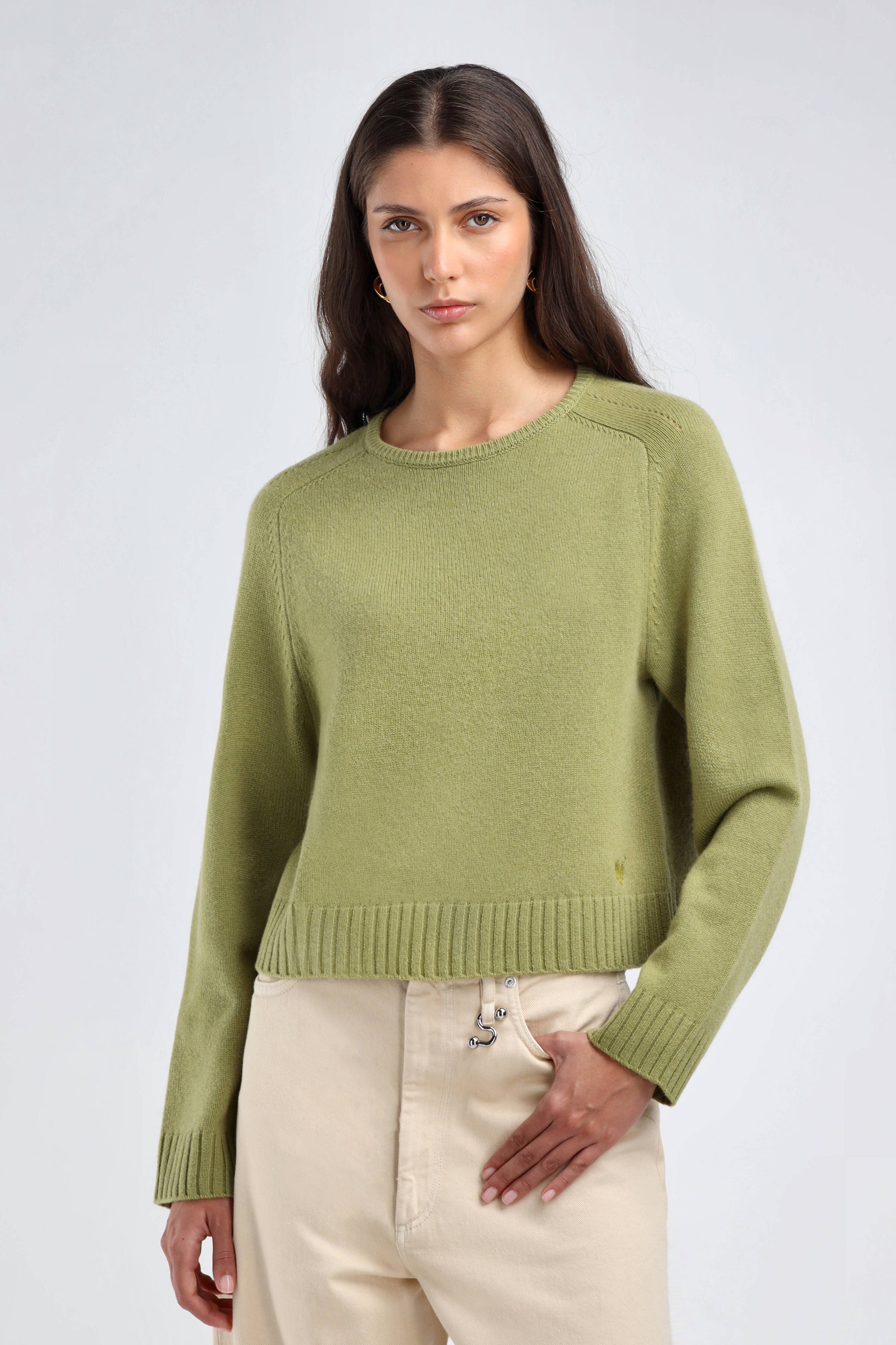 Ash Sweater in Avocado by Anita Hass - Anita Hass