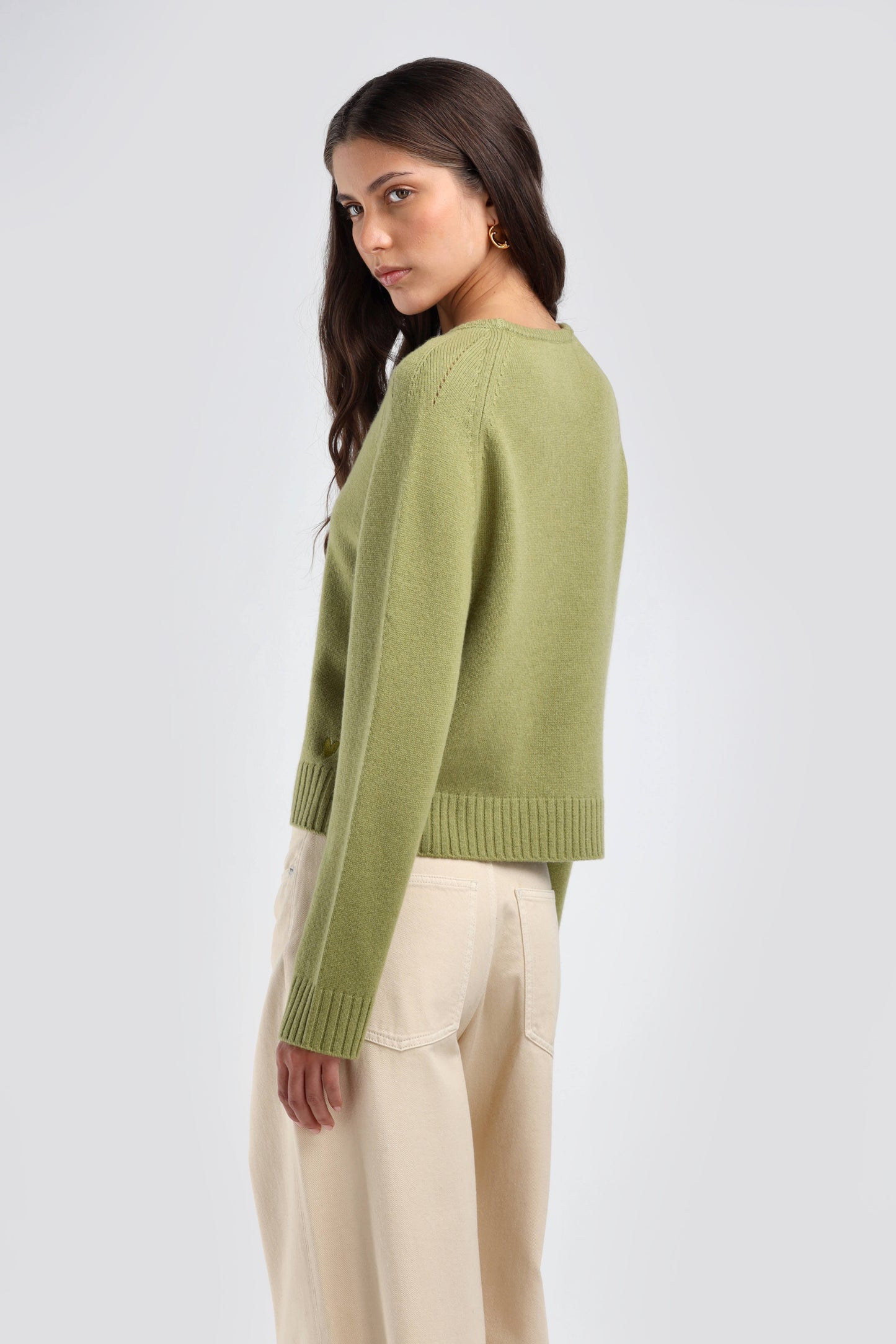 Ash Sweater in Avocado by Anita Hass - Anita Hass