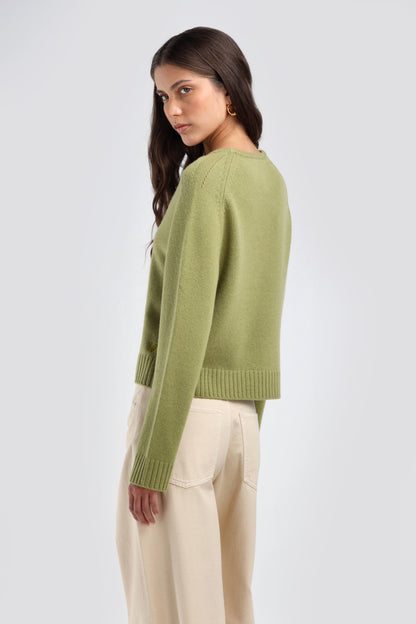 Ash Sweater in Avocado by Anita Hass - Anita Hass