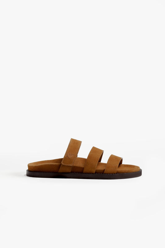 Sandale 'Heart' in Cognac - Anita Hass