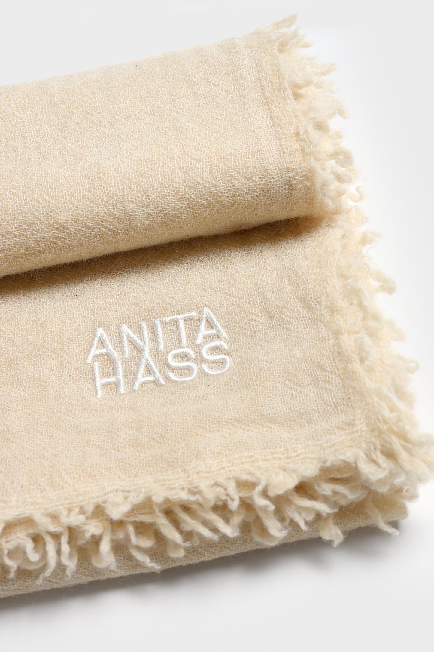 Bufanda «Pippa» en color mantequilla - Anita Hass - Anita Hass