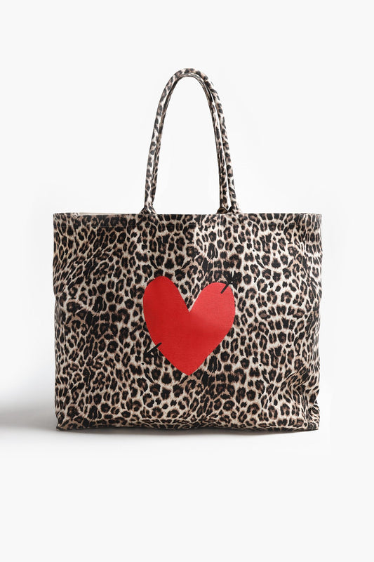 Shopper 'Heart' Large in Leo - Anita Hass