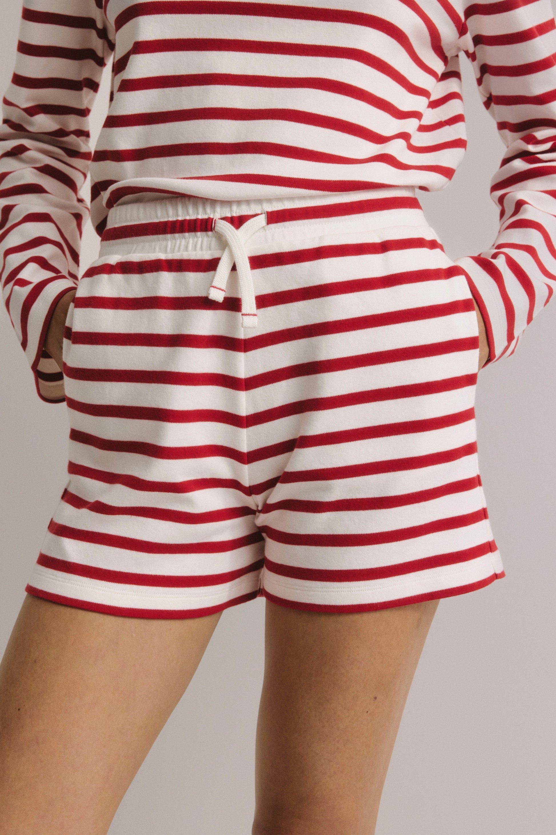 Shorts Breeze in Rot/Ivory - Anita Hass
