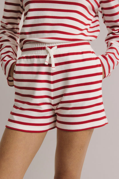 Shorts Breeze in Rot/Ivory - Anita Hass