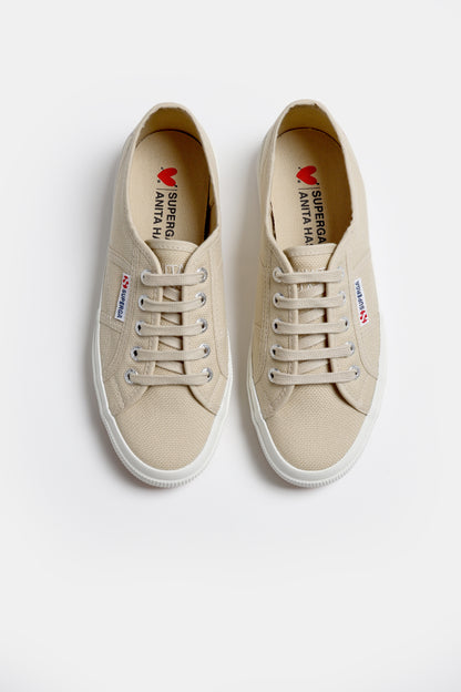 Sneaker 2750 'Heart' in Beige Superga x Anita Hass - Anita Hass
