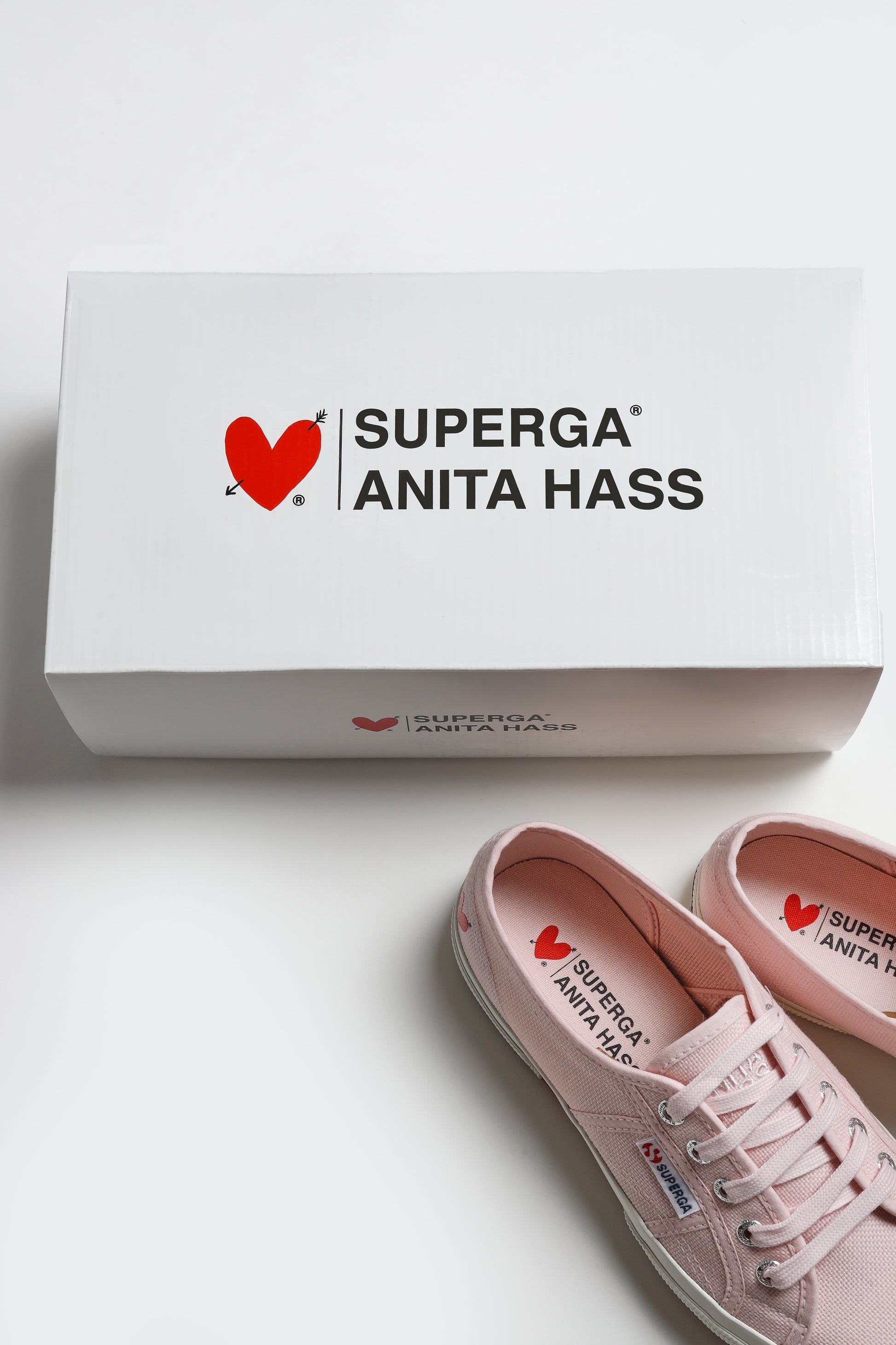 Sneaker 2750 'Heart' in Rosa Superga x Anita Hass - Anita Hass
