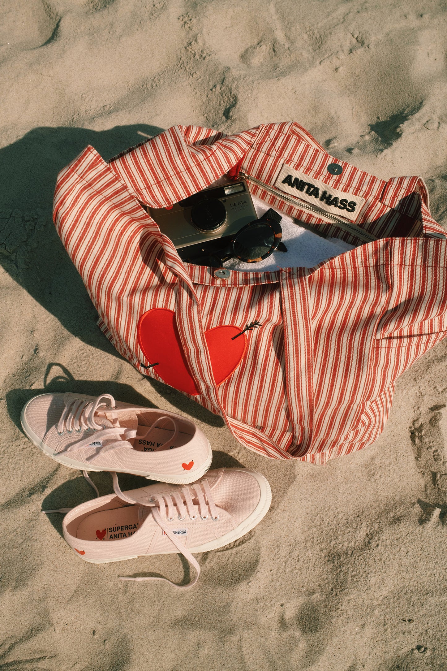 Sneaker 2750 'Heart' in Rosa Superga x Anita Hass - Anita Hass