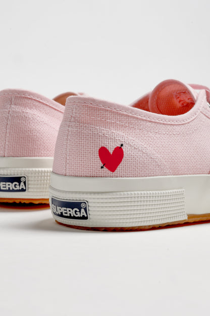 Sneaker 2750 'Heart' in Rosa Superga x Anita Hass - Anita Hass
