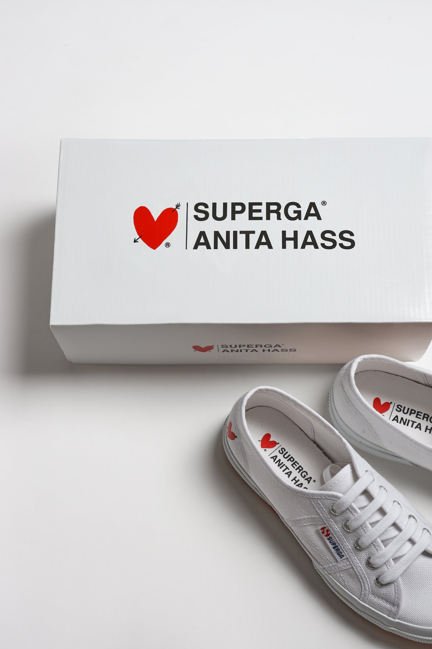 Sneaker 2750 'Heart' in Weiß Superga x Anita Hass - Anita Hass