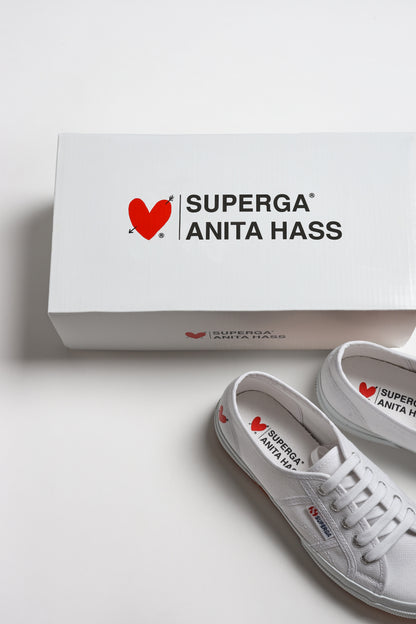 Sneaker 2750 'Heart' in Weiß Superga x Anita Hass - Anita Hass