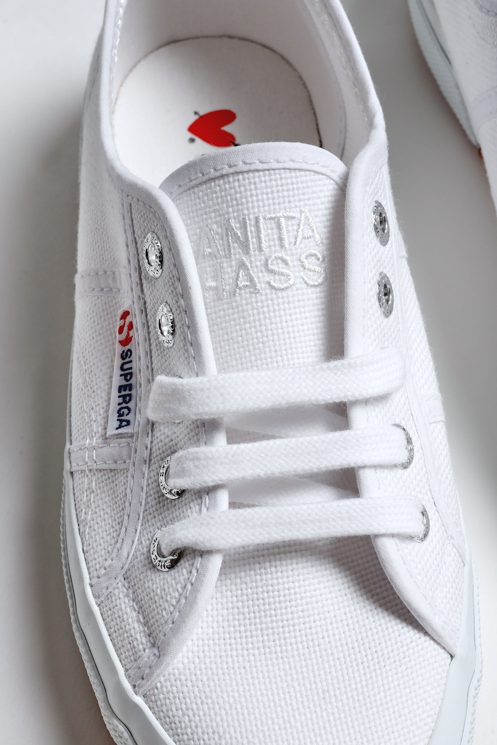 Sneaker 2750 'Heart' in Weiß Superga x Anita Hass - Anita Hass