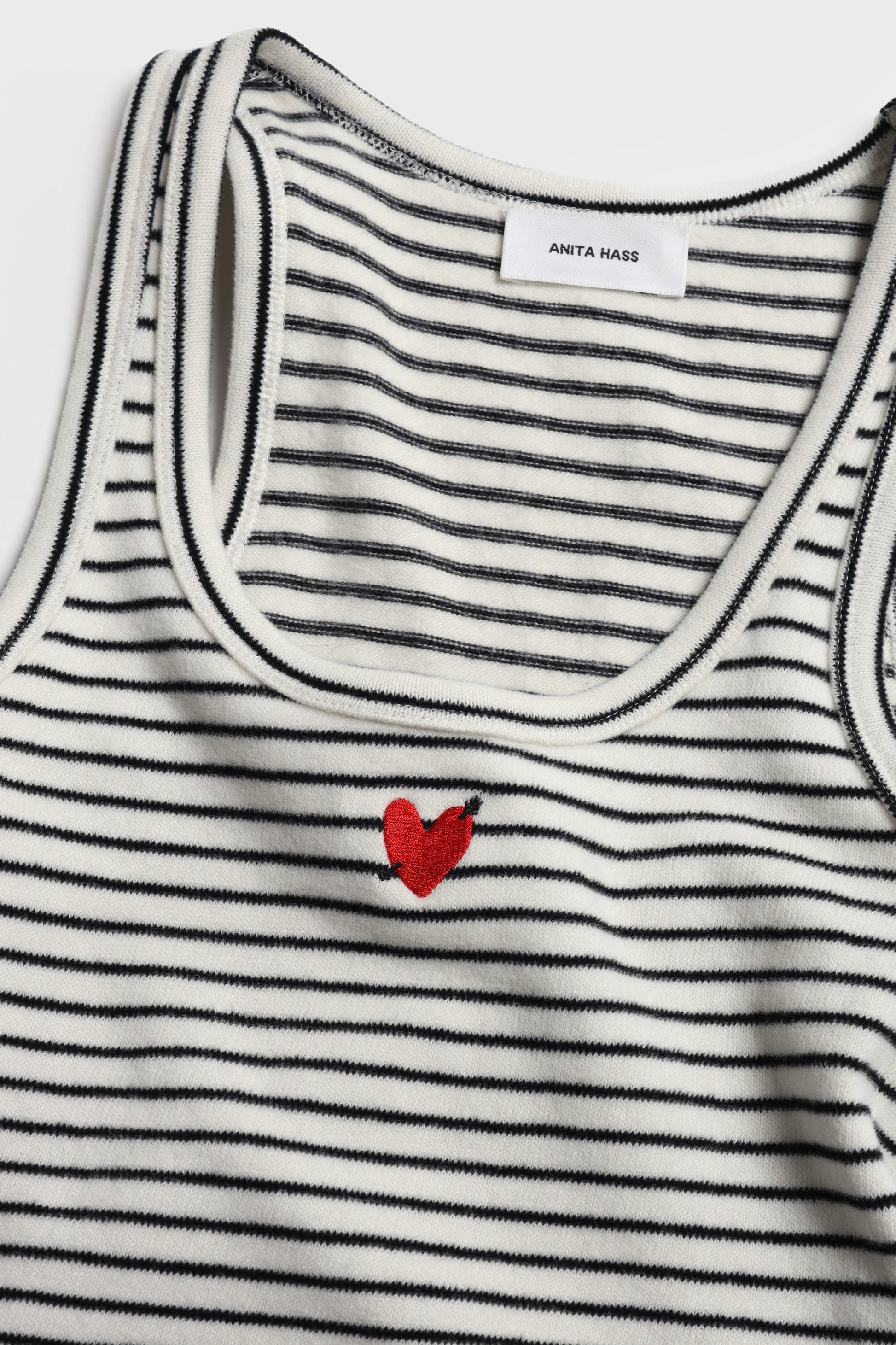 Tank Top Soft Classic in Ecru/Schwarz - Anita Hass
