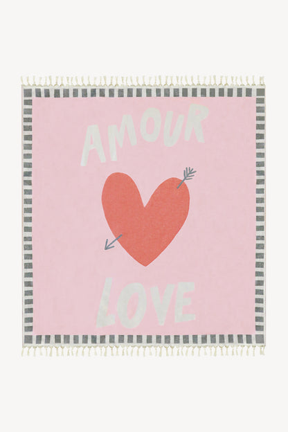 Tuch 'Amour' in Rosa - Anita Hass
