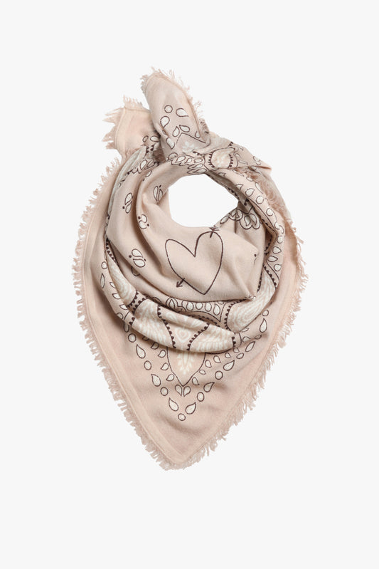 Tuch Wilma in Beige/Braun - Anita Hass
