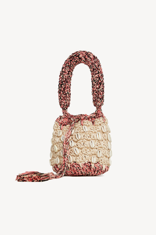 Tasche Crochet Mini Shell in CanvasAlanui - Anita Hass