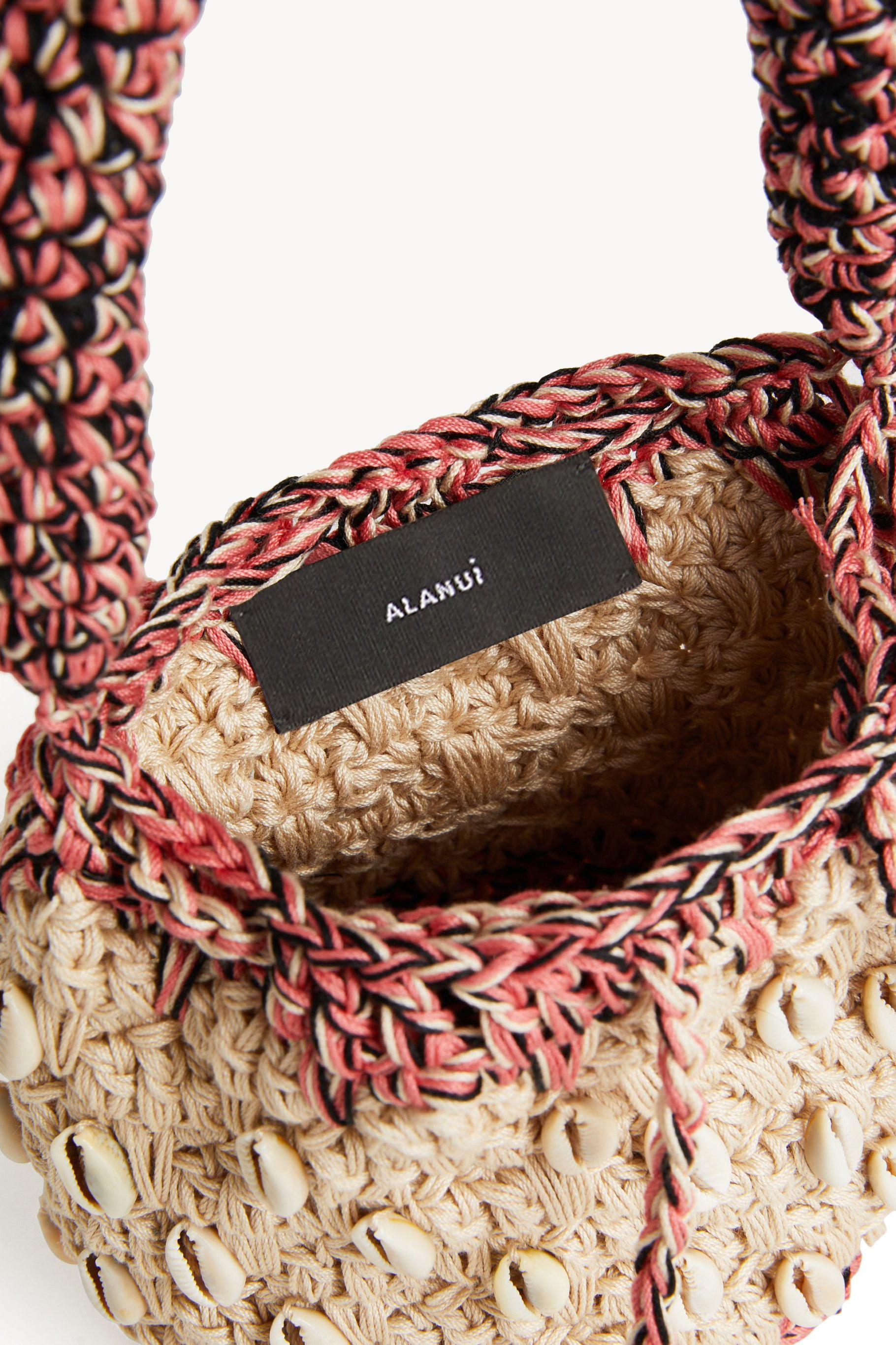 Tasche Crochet Mini Shell in CanvasAlanui - Anita Hass