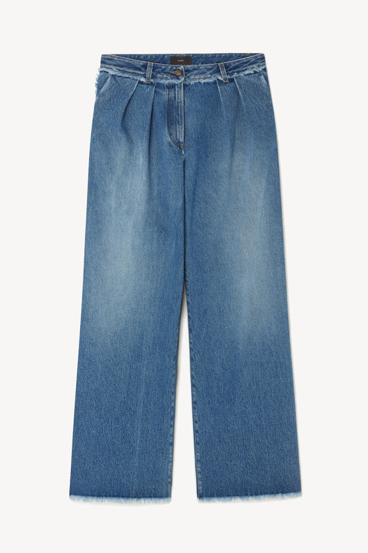 Jeans Fringed in Dark Blue DenimAlanui - Anita Hass