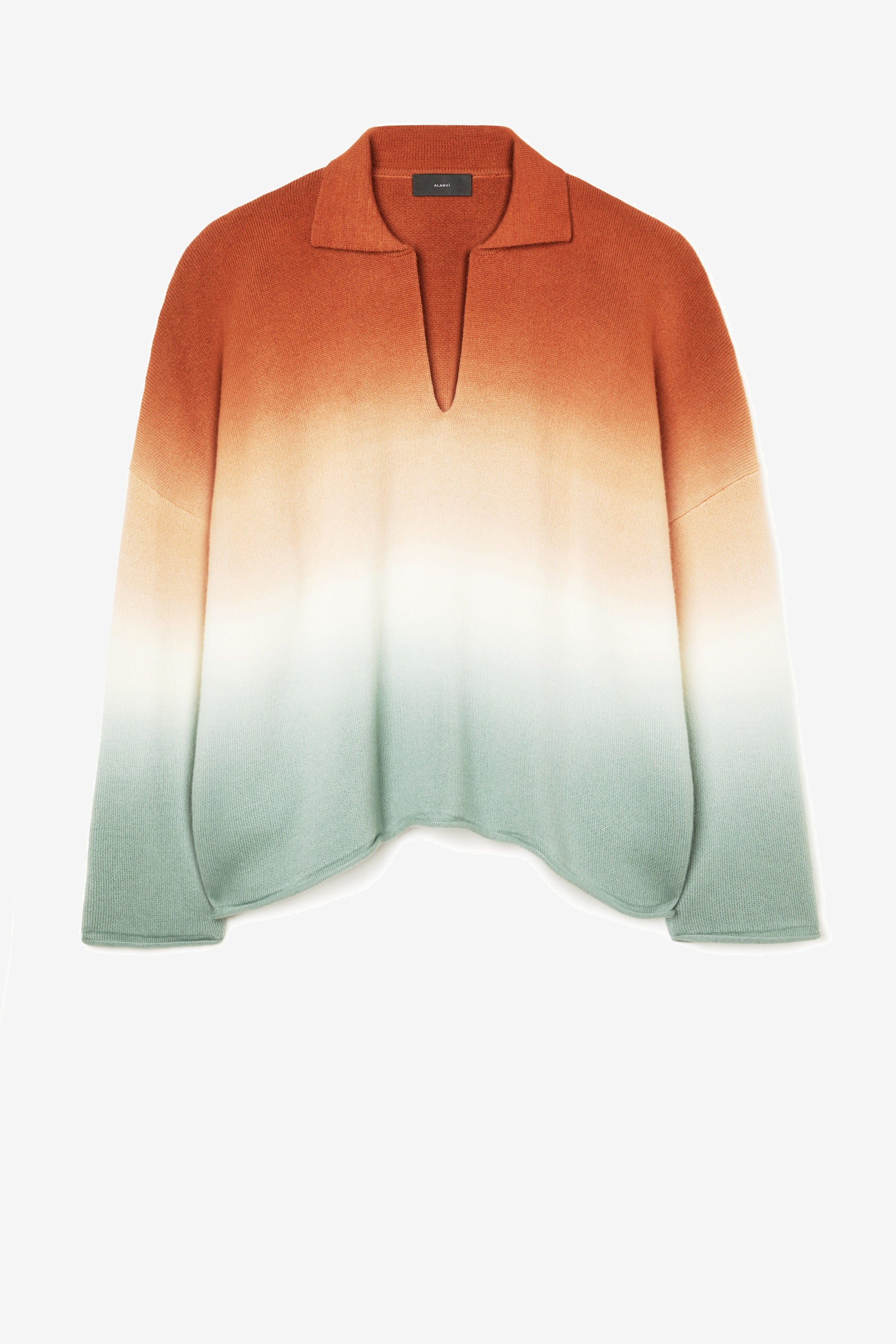 "Shades of Shore" Sweater in Earth/Aquamarine by Alanui - Anita Hass