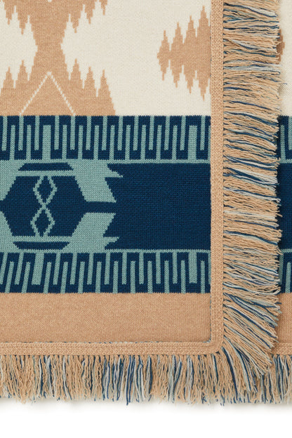 Strickmantel Icon Jacquard in Sand Alanui