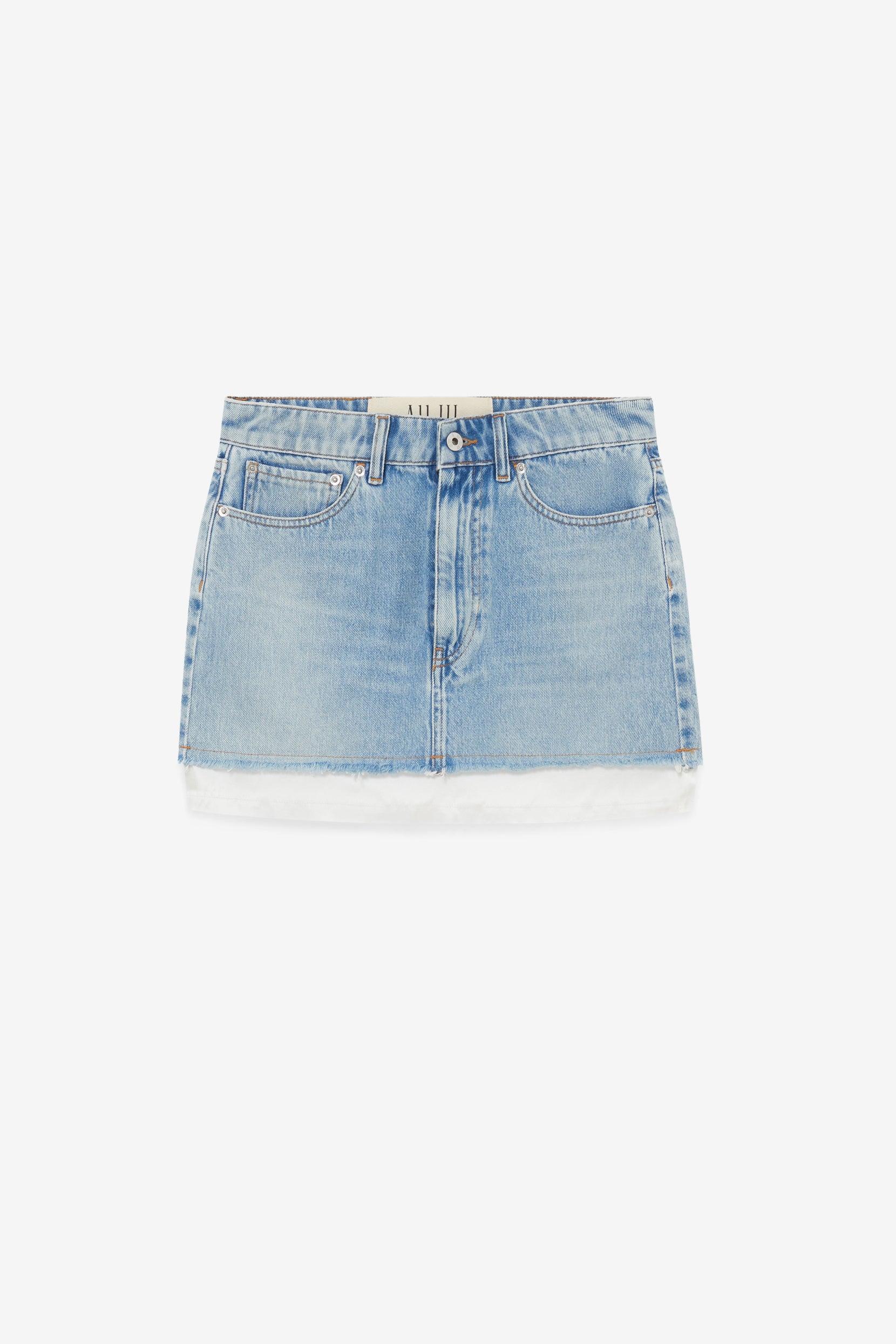 Nyra Denim Skirt in Light WashAll Three - Anita Hass