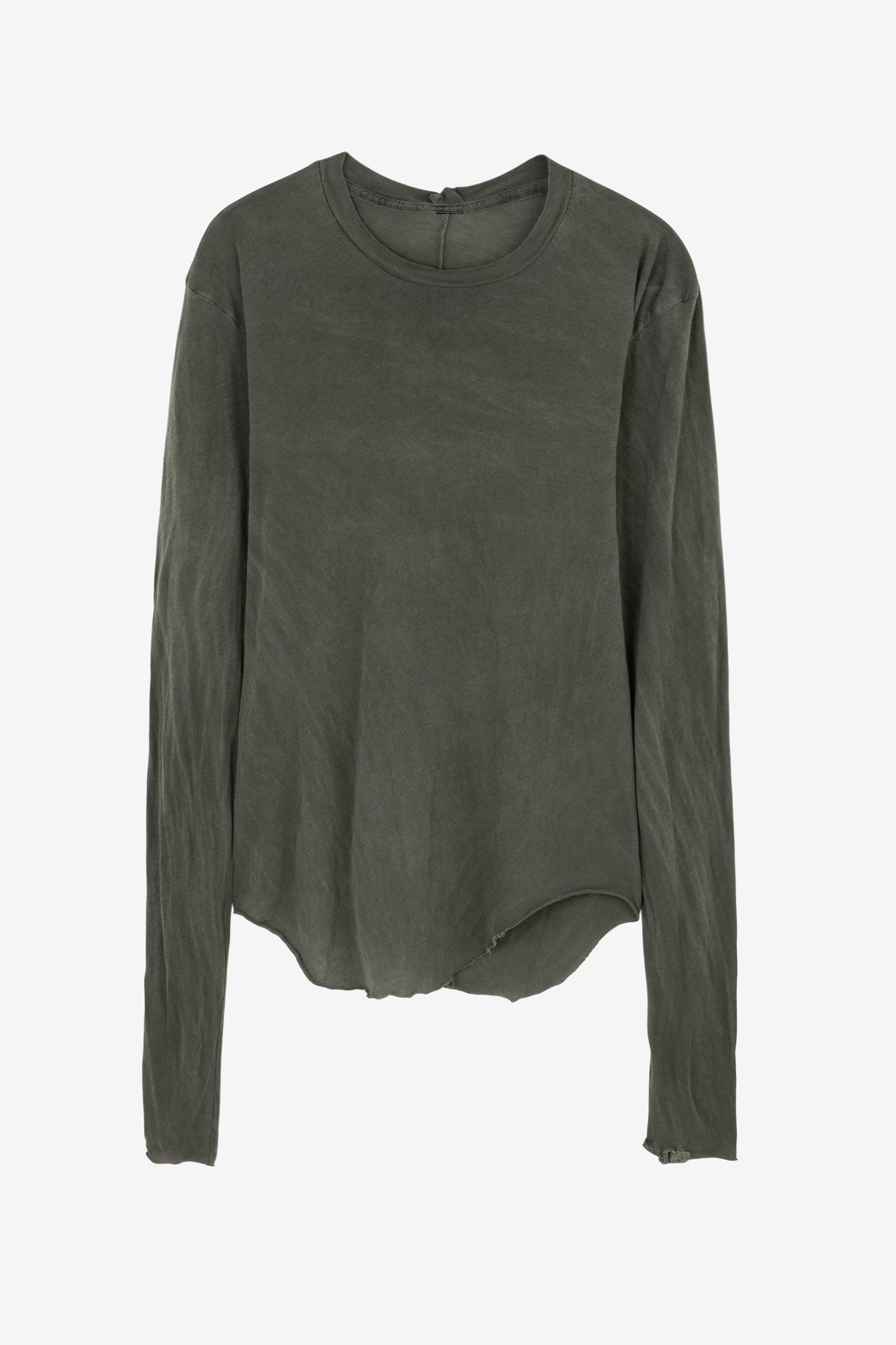 Stella Long-Sleeve Shirt in Army GreenAll Three - Anita Hass