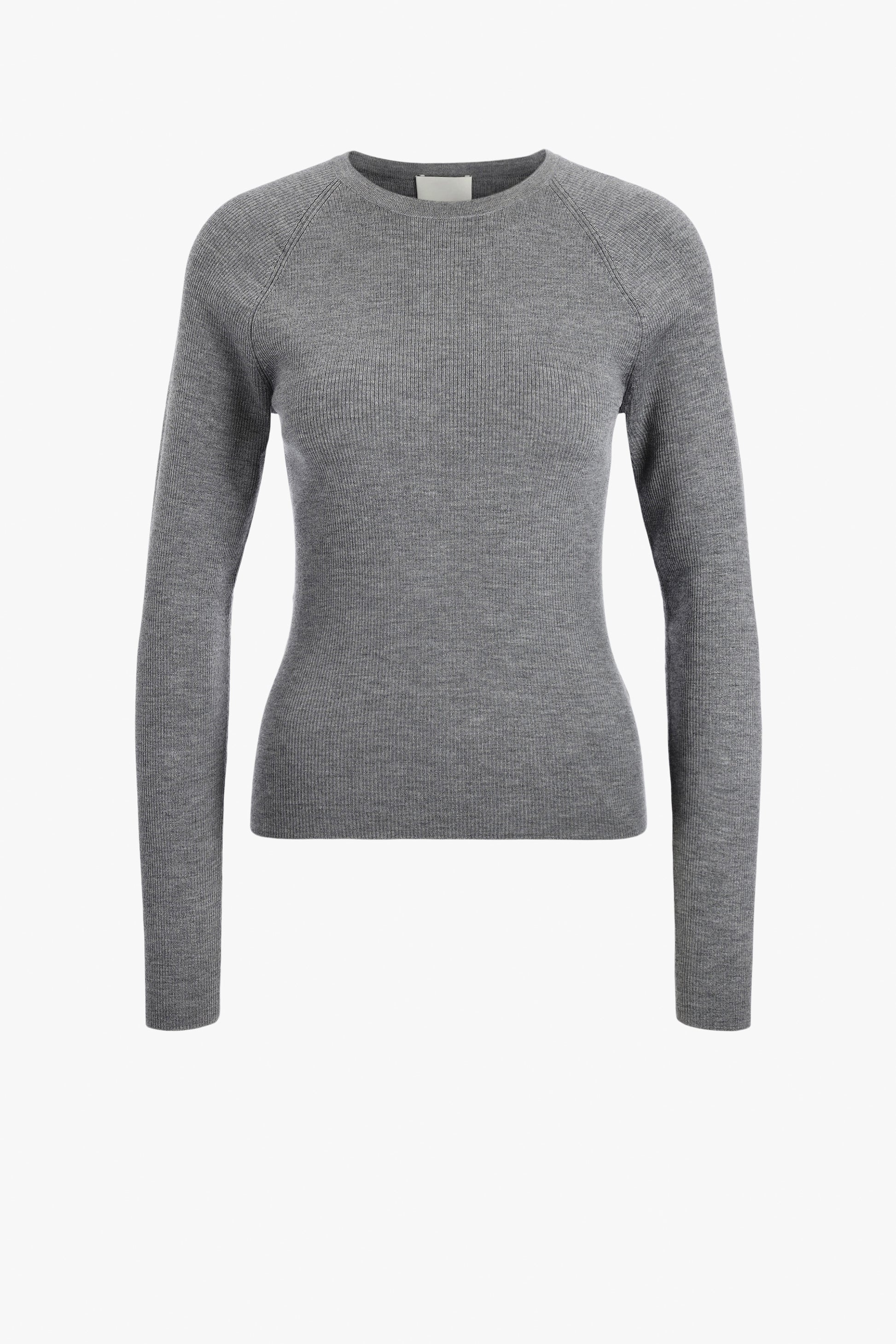 Longsleeve Round in Grau Allude