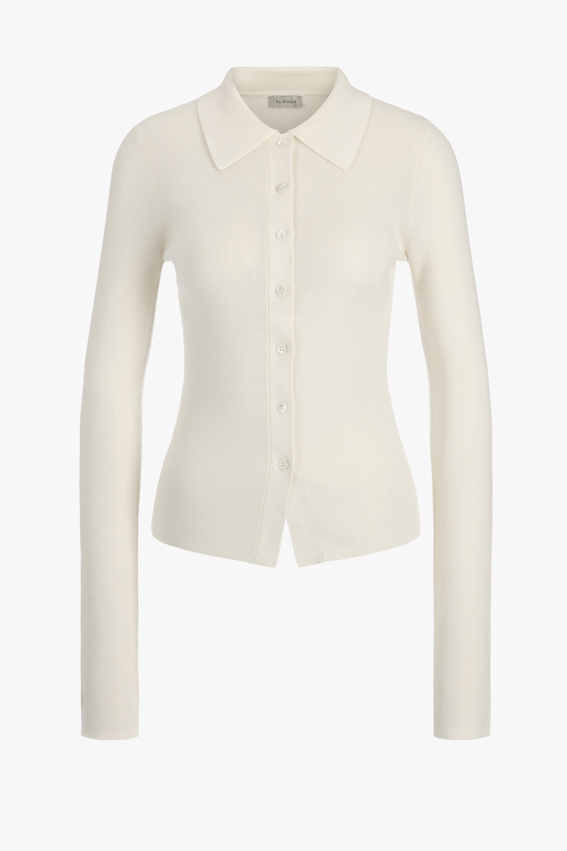 Lili Rib Cardigan in Cream by Almada Label - Anita Hass