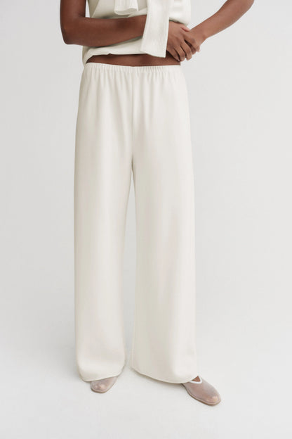 Bea Crepe Pants in Cream by Almada Label - Anita Hass