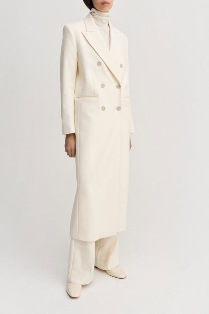 Margot Long Blazer in Cream by Almada Label - Anita Hass