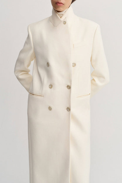Margot Long Blazer in Cream by Almada Label - Anita Hass