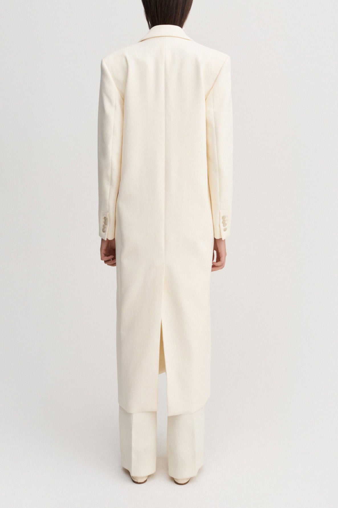 Margot Long Blazer in Cream by Almada Label - Anita Hass