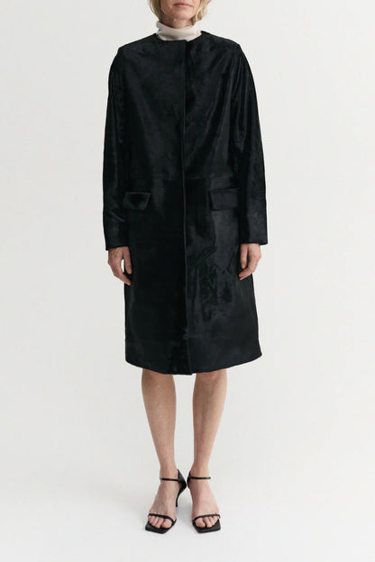 Gemma Pony Coat in Black