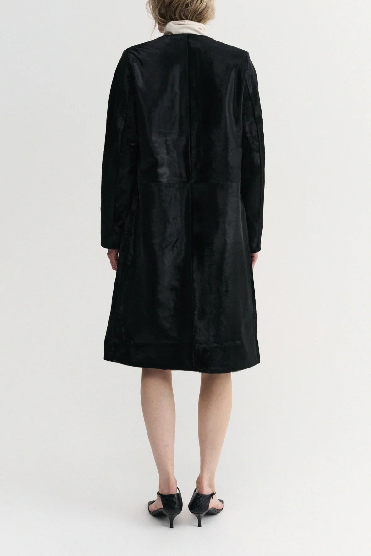 Gemma Pony Coat in Black
