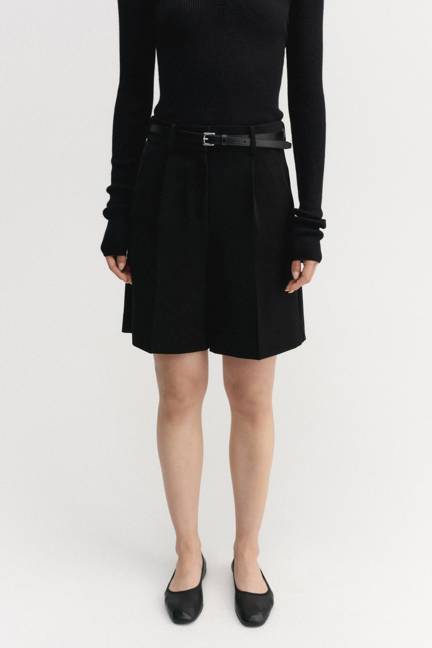 Blair Crepe-short in zwart van Almada Label - Anita Hass