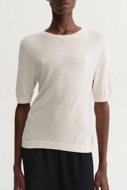 Paloma Knit Shirt in Cream