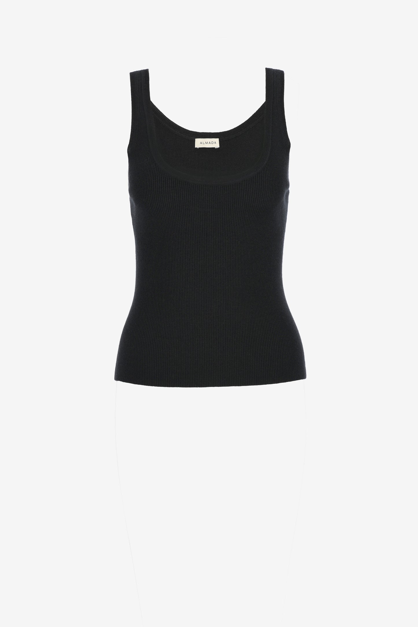 Top Indy Rib in Black Almada Label