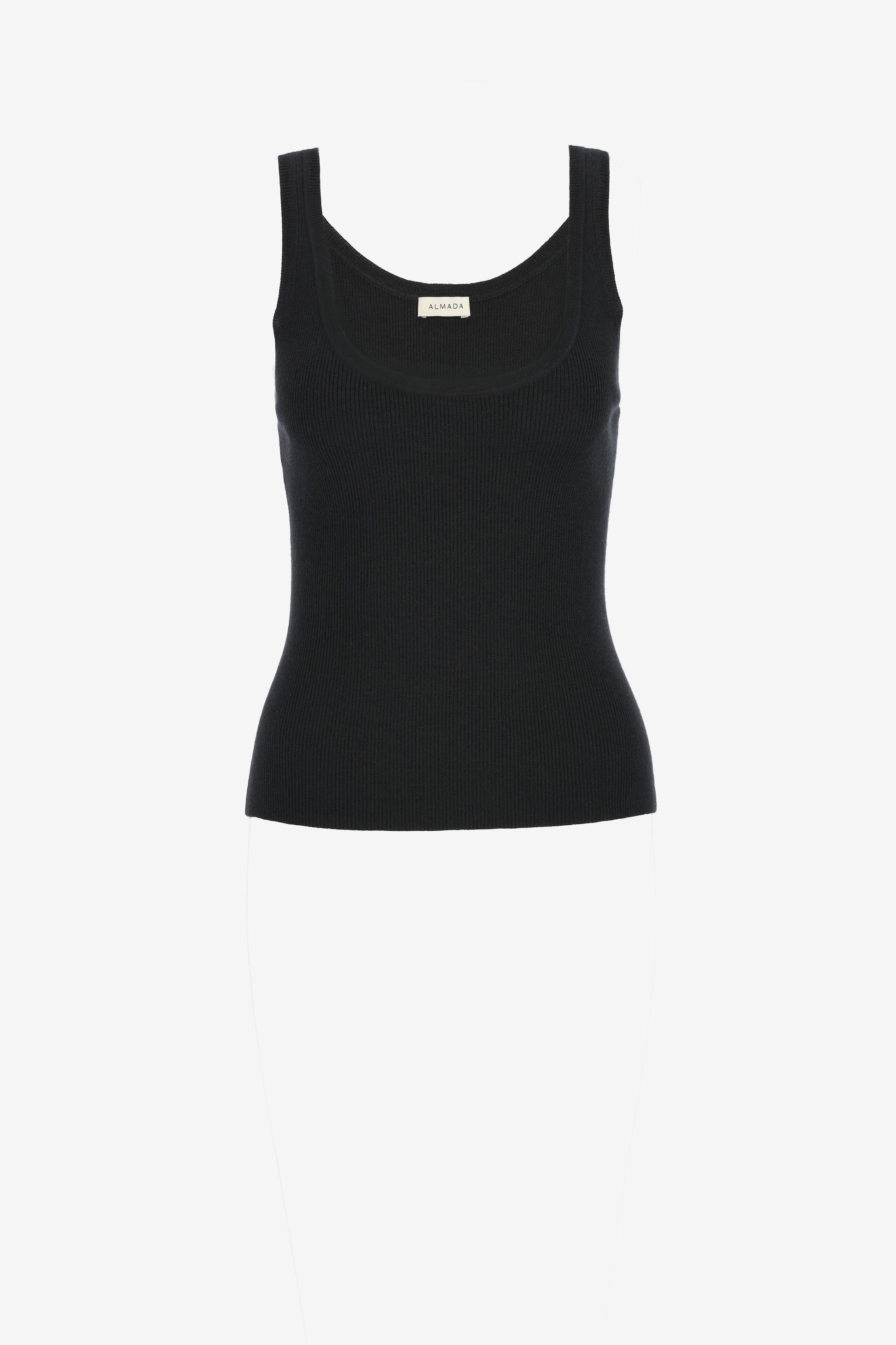 Top Indy Rib in Black Almada Label