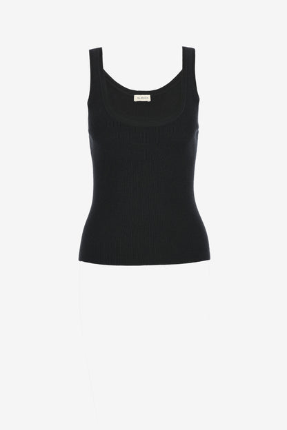 Top Indy Rib in Black Almada Label