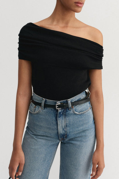 Top Poppy in Black by BlackAlmada Label - Anita Hass