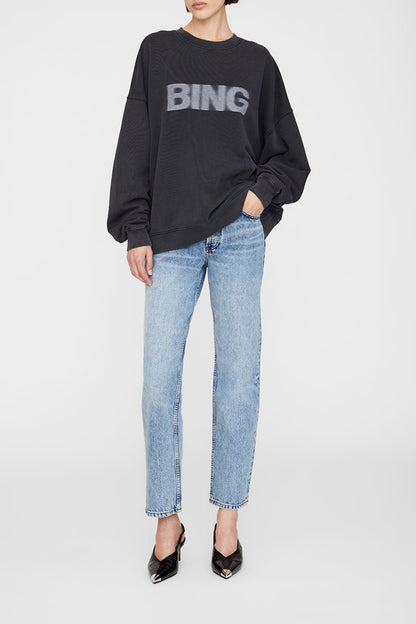 Sweatshirt Miles Blur in SchwarzAnine Bing - Anita Hass