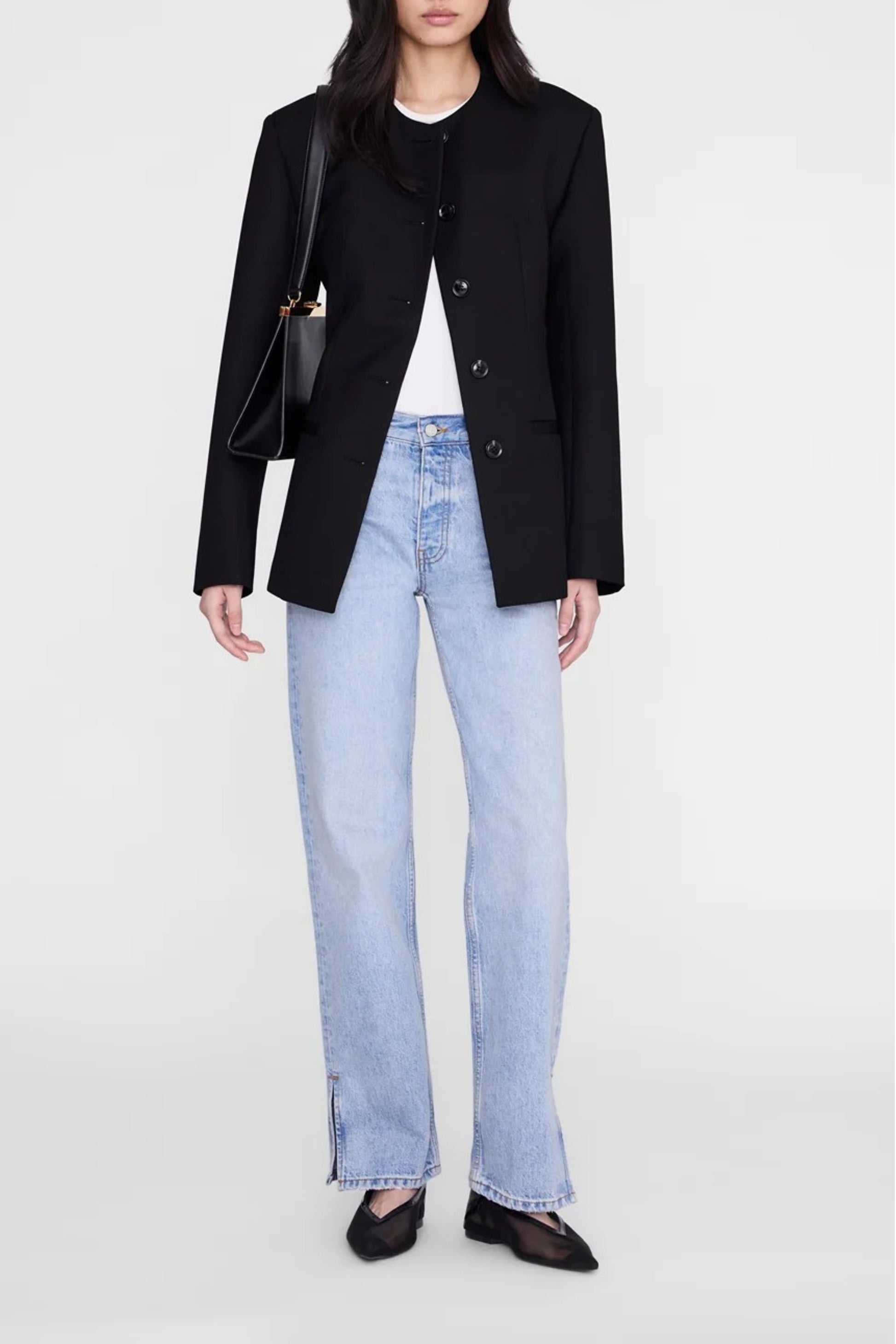Blazer Huda in Schwarz Anine Bing