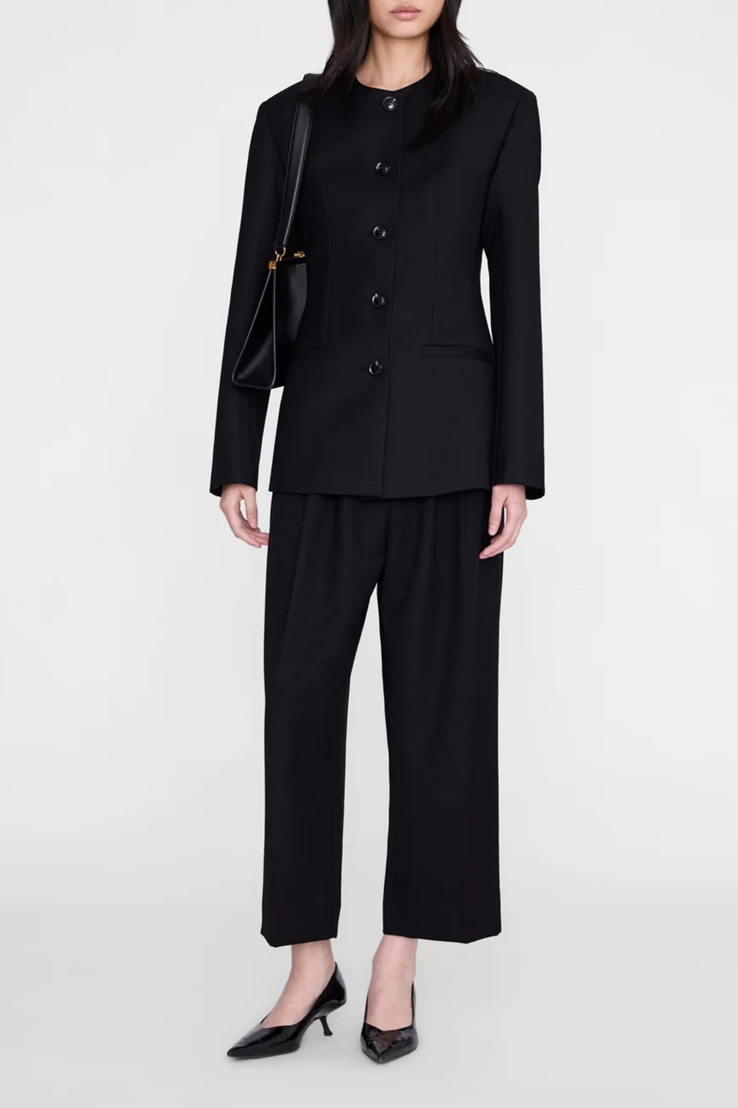 Blazer Huda in Schwarz Anine Bing